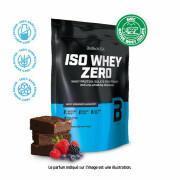 Paquete de 10 bolsas de proteínas Biotech USA iso whey zero lactose free - Brownie aux fruits rouges - 500g