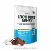 Paquete de 10 bolsas de proteína de suero 100% pura Biotech USA - Noix de coco-chocolat - 454g