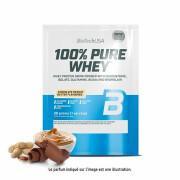 50 paquetes de proteína de suero 100% pura Biotech USA - Chocolat-beurre de noise - 28g