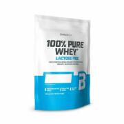 Paquete de 10 bolsas de proteínas Biotech USA 100% pure whey lactose free - Fraise - 454g