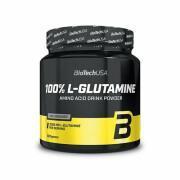 Pack de 10 botes de aminoácidos Biotech USA 100% l-glutamine - 500g