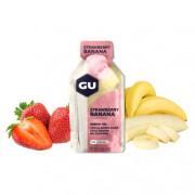 Paquete de 24 geles Gu Energy fraise/banane sans caféine
