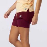 Pantalones cortos 2en1 para mujer New Balance printed impact run