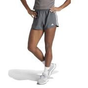 Pantalones cortos de entrenamiento de cintura alta para mujer adidas Pacer Pacer 3 Stripes Woven