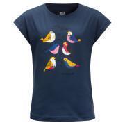 Camiseta de chica Jack Wolfskin Tweeting Birds