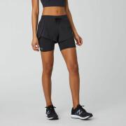 Pantalones cortos 2en1 para mujer New Balance impact run
